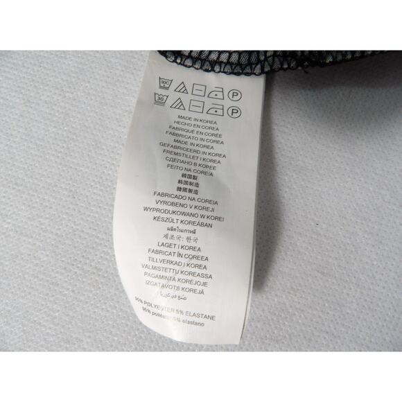 Michael Kors Dress Sz Small Shift Chain Link Pattern Black Gray Knee Length Arts - Picture 10 of 12